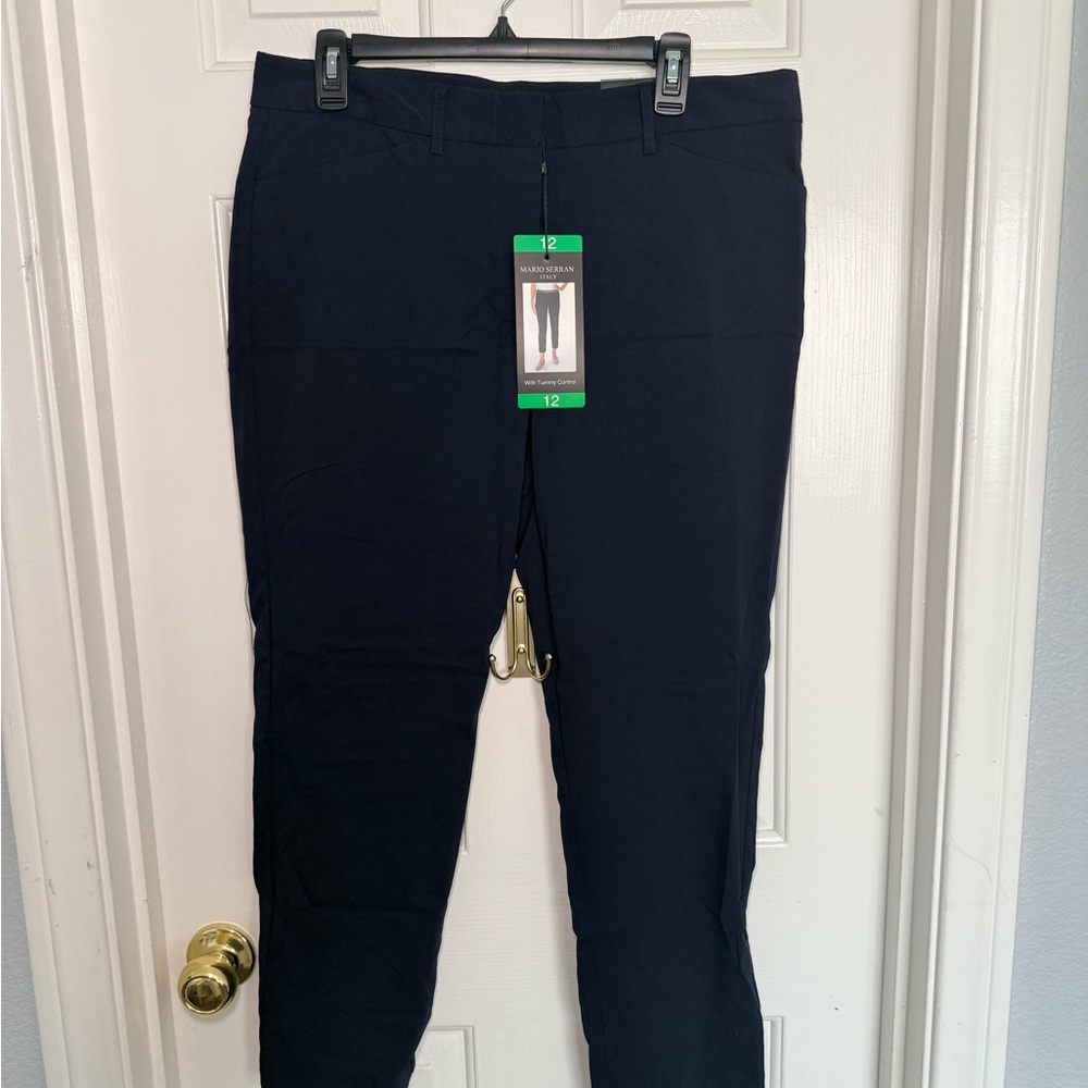 Mario Serrani Navy Trousers